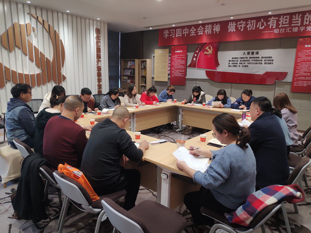 湖北東信醫(yī)藥有限公司黨支部 “不忘初心、牢記使命”主題教育專題民...